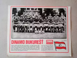 Плакат из журнала ,,Stadion- Dinamo