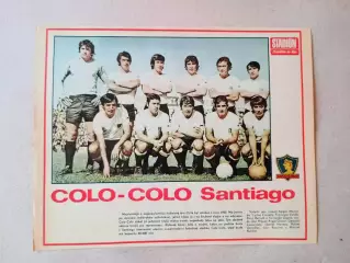 Плакат из журнала ,,Stadion- Colo Colo