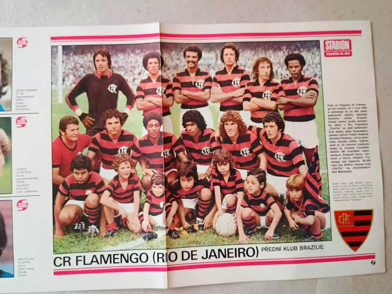 Плакат из журнала ,,Stadion- Flamengo 4