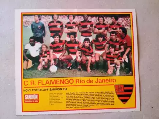 Плакат из журнала ,,Stadion- Flamengo 5