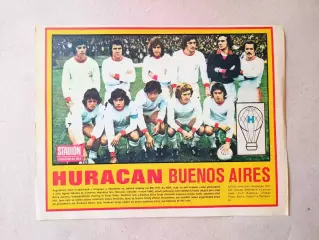Плакат из журнала ,,Stadion- Huracan