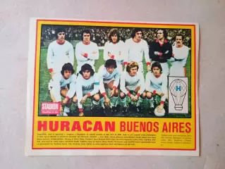 Плакат из журнала ,,Stadion- Huracan 2