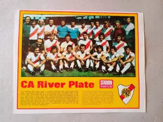 Плакат из журнала ,,Stadion- River Plate