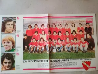 Плакат из журнала ,,Stadion- Independiente