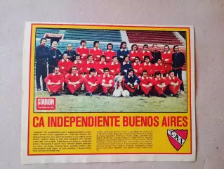 Плакат из журнала ,,Stadion- Independiente 3