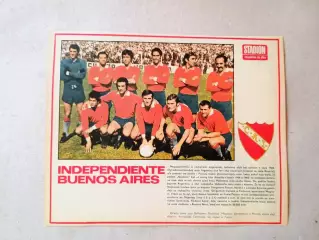 Плакат из журнала ,,Stadion- Independiente 6