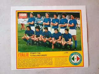 Плакат из журнала ,,Stadion- Italy 5