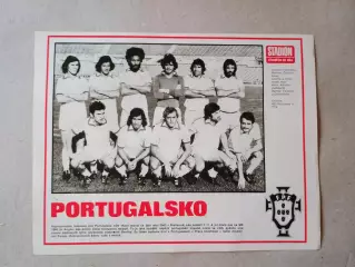 Плакат из журнала ,,Stadion- Portugal 3