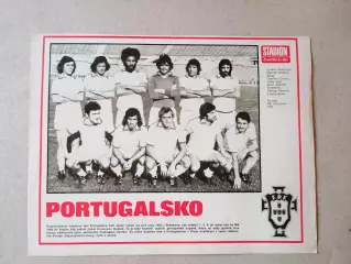 Плакат из журнала ,,Stadion- Portugal 4