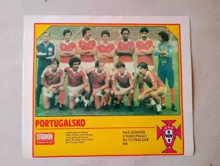 Плакат из журнала ,,Stadion- Portugal 6