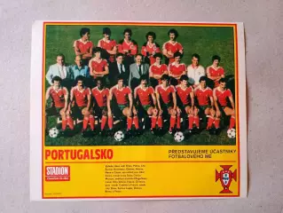 Плакат из журнала ,,Stadion- Portugal 8