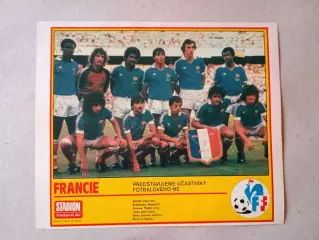 Плакат из журнала ,,Stadion- Francie 2