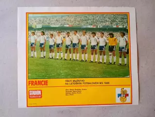 Плакат из журнала ,,Stadion- Francie 6