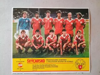 Плакат из журнала ,,Stadion- Svycarsko 2