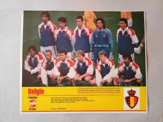 Плакат из журнала ,,Stadion- Belgie