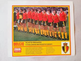 Плакат из журнала ,,Stadion- Belgie 3