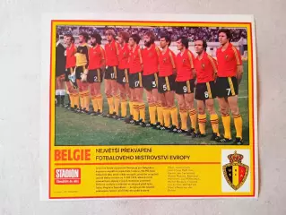 Плакат из журнала ,,Stadion- Belgie 4