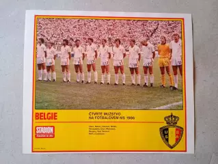 Плакат из журнала ,,Stadion- Belgie 8