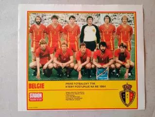 Плакат из журнала ,,Stadion- Belgie 9