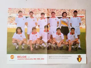 Плакат из журнала ,,Stadion- Belgie 13