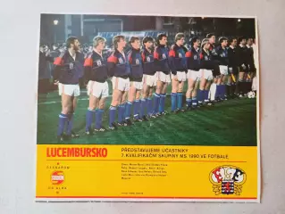 Плакат из журнала ,,Stadion- Lucembursko 2