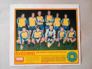 Плакат из журнала ,,Stadion- Svedsko