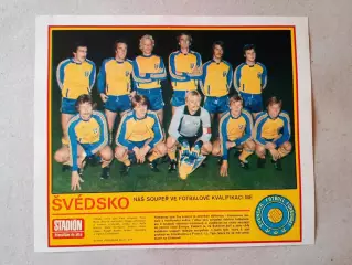 Плакат из журнала ,,Stadion- Svedsko 2