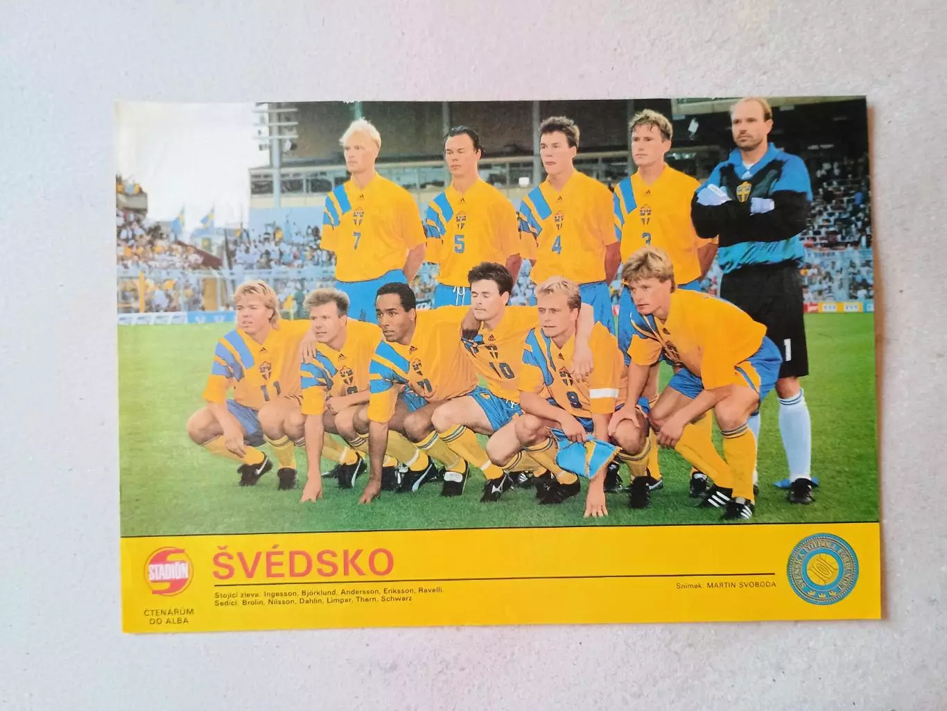 Плакат из журнала ,,Stadion- Svedsko 3