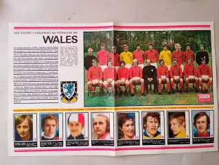 Плакат из журнала ,,Stadion- Wales