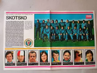 Плакат из журнала ,,Stadion- Skotsko