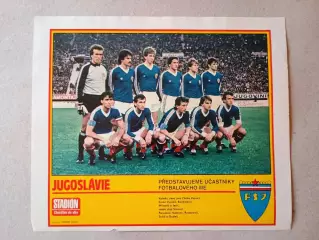 Плакат из журнала ,,Stadion- Jugoslavie 2