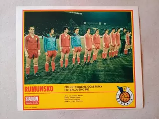 Плакат из журнала ,,Stadion- Rumunsko 2
