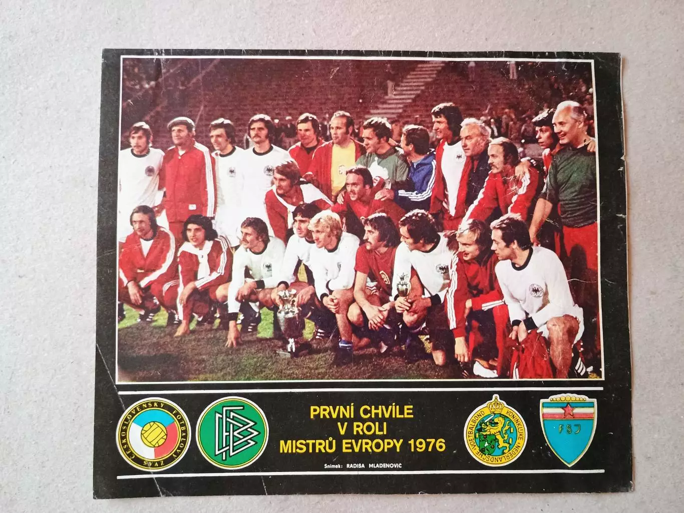 Плакат из журнала ,,Stadion- Czechoslovakia 2