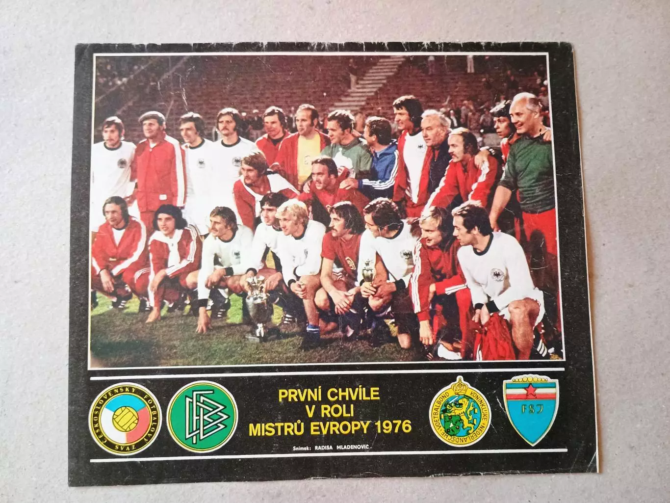 Плакат из журнала ,,Stadion- Czechoslovakia 3