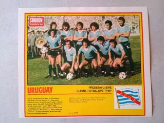Плакат из журнала ,,Stadion- Uruguay