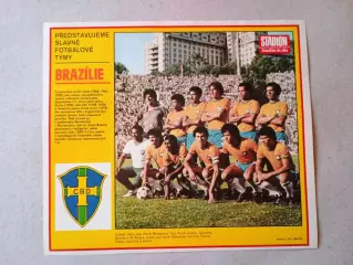 Плакат из журнала ,,Stadion- Brazilie 2