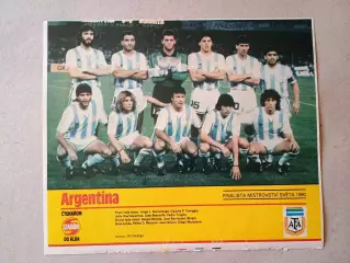 Плакат из журнала ,,Stadion- Argentina