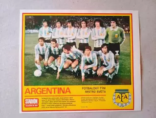Плакат из журнала ,,Stadion- Argentina 2