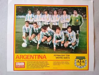 Плакат из журнала ,,Stadion- Argentina 3