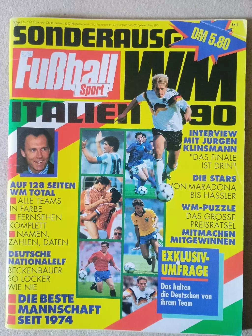 Fussball Sport - WC 1990