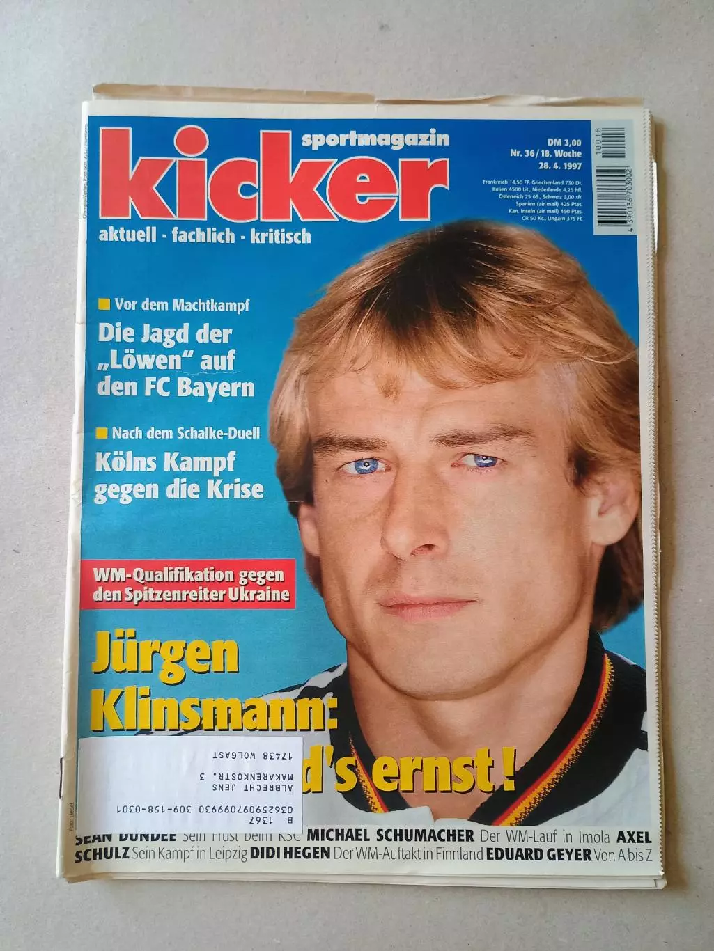 Kicker 1997 nr.36 - полный