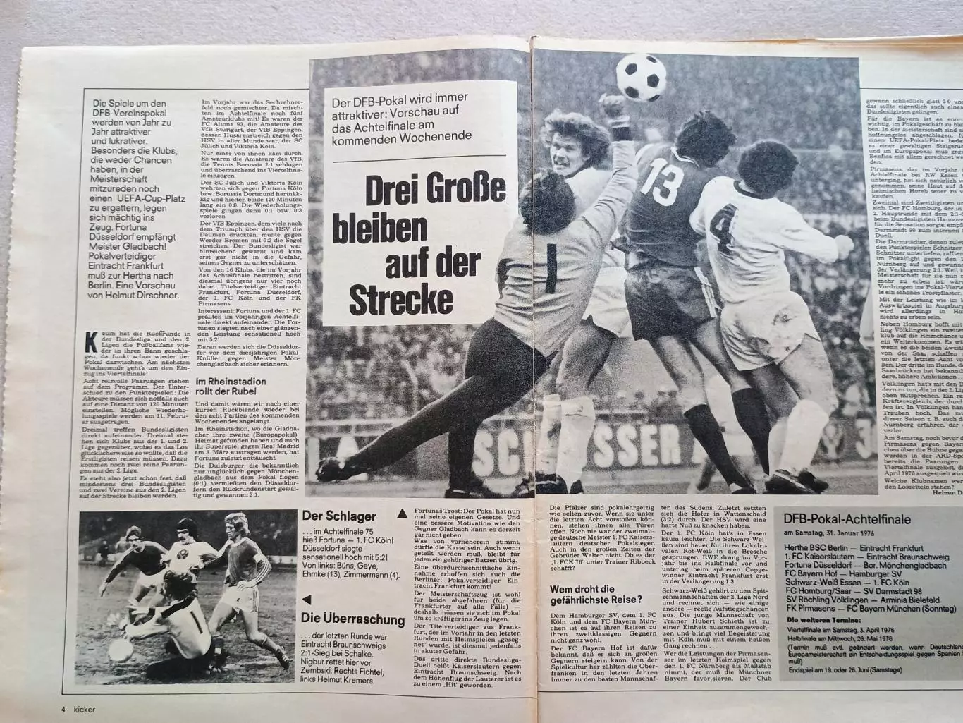 Kicker 1976 nr. 8 - отсутствуют страницы 61,62 3