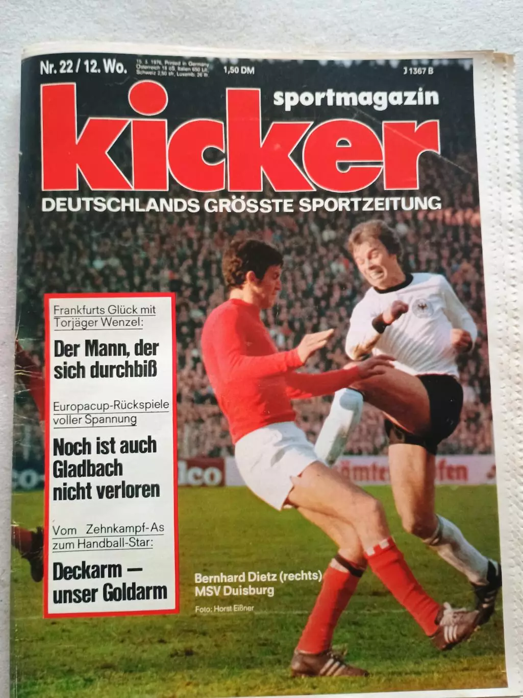 Kicker 1976 nr. 22 - отсутствуют страницы 7,8,77,78