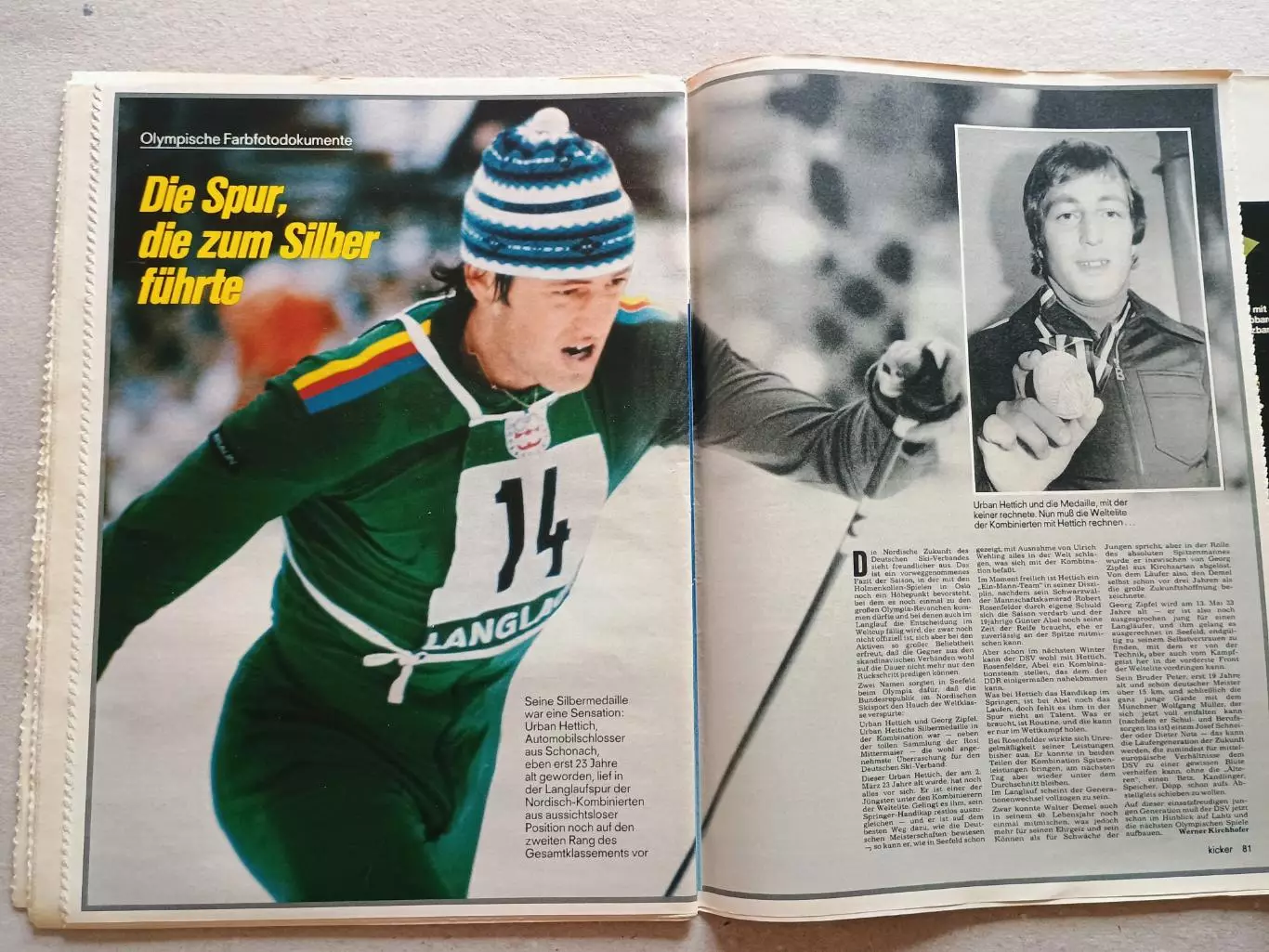 Kicker 1976 nr. 22 - отсутствуют страницы 7,8,77,78 3