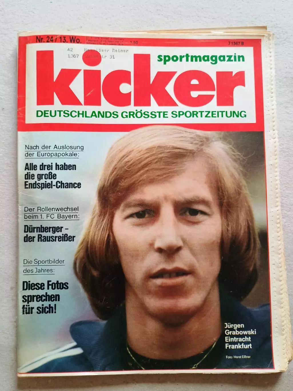 Kicker 1976 nr. 24 - отсутствуют страницы 95,96