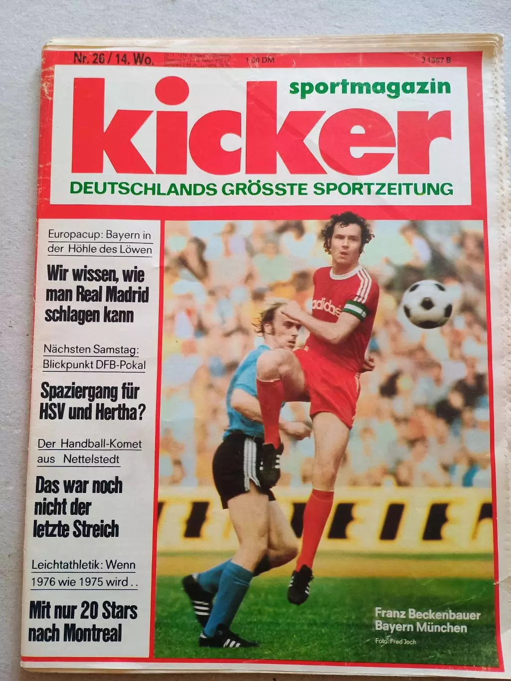 Kicker 1976 nr. 26 - отсутствуют страницы 77,78