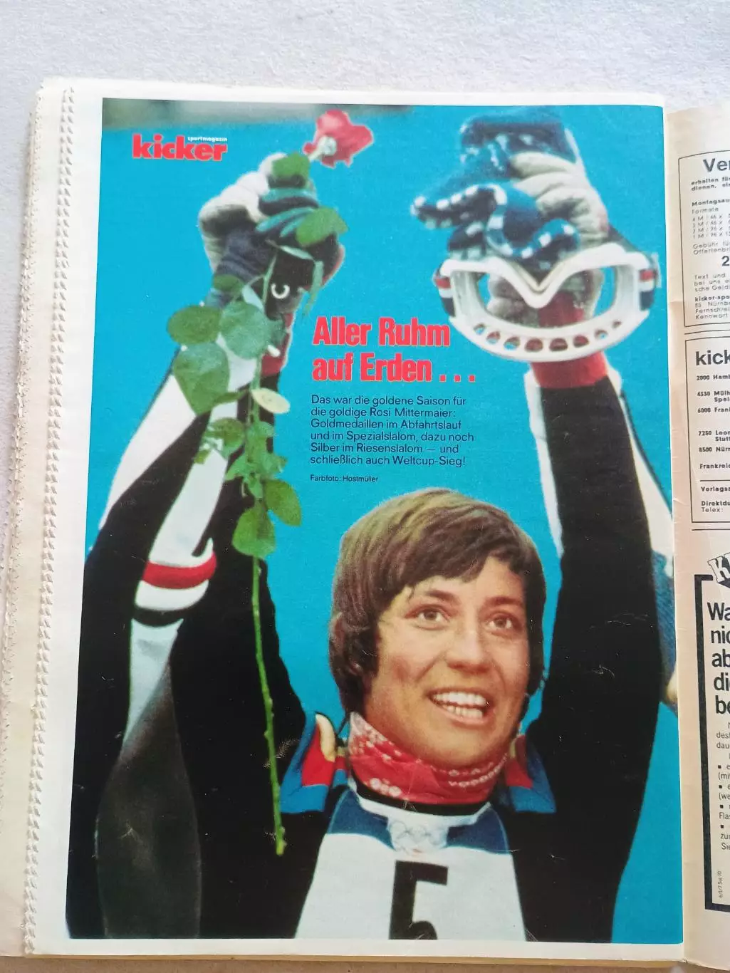 Kicker 1976 nr. 28 - отсутствуют страницы 109,110 2