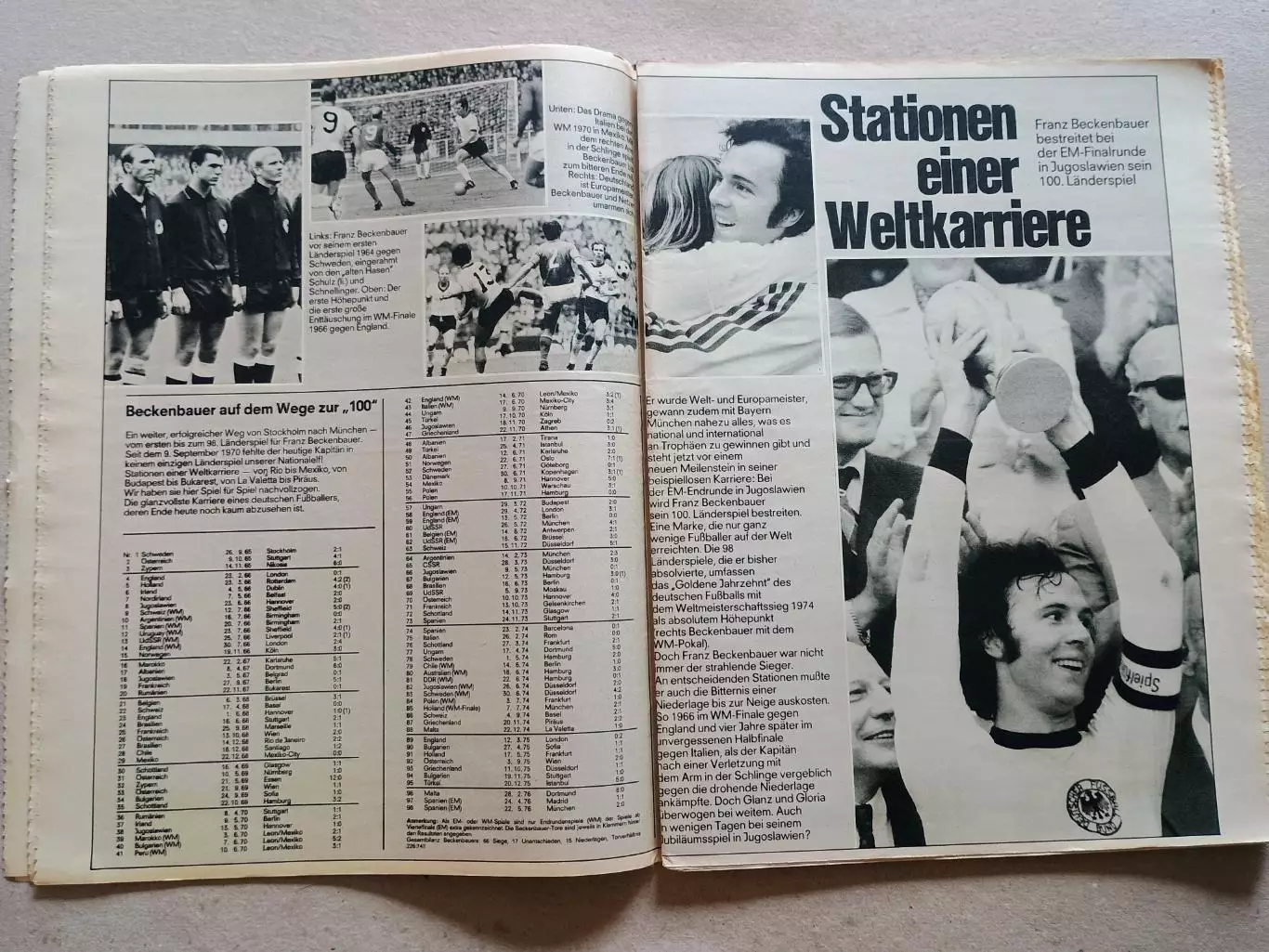 Kicker 1976 nr. 48 - отсутствуют страницы 5,6,91-94 1