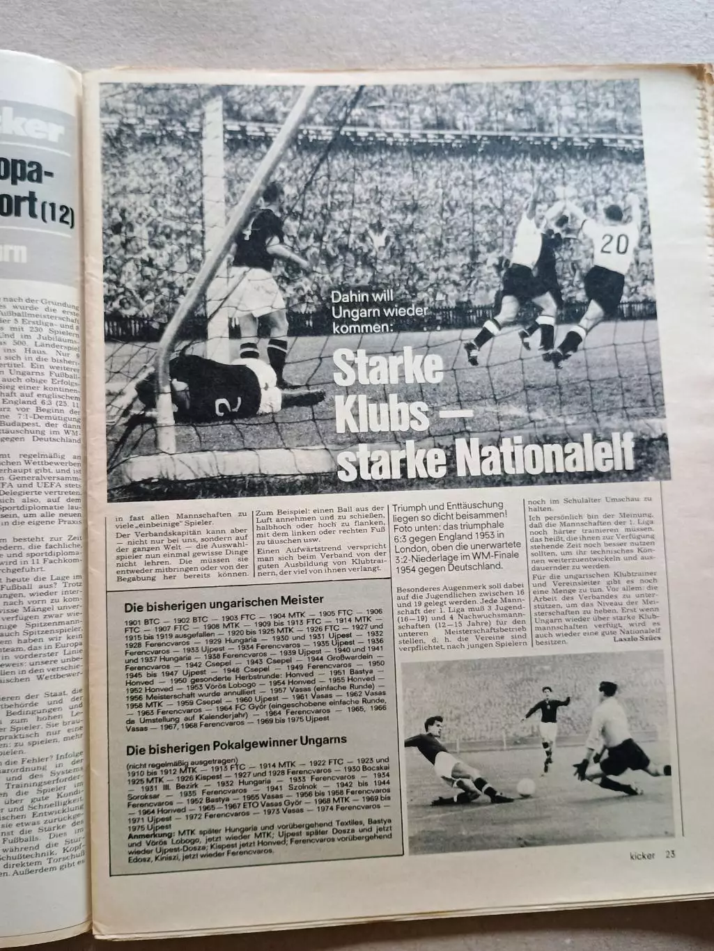 Kicker 1976 nr. 48 - отсутствуют страницы 5,6,91-94 4