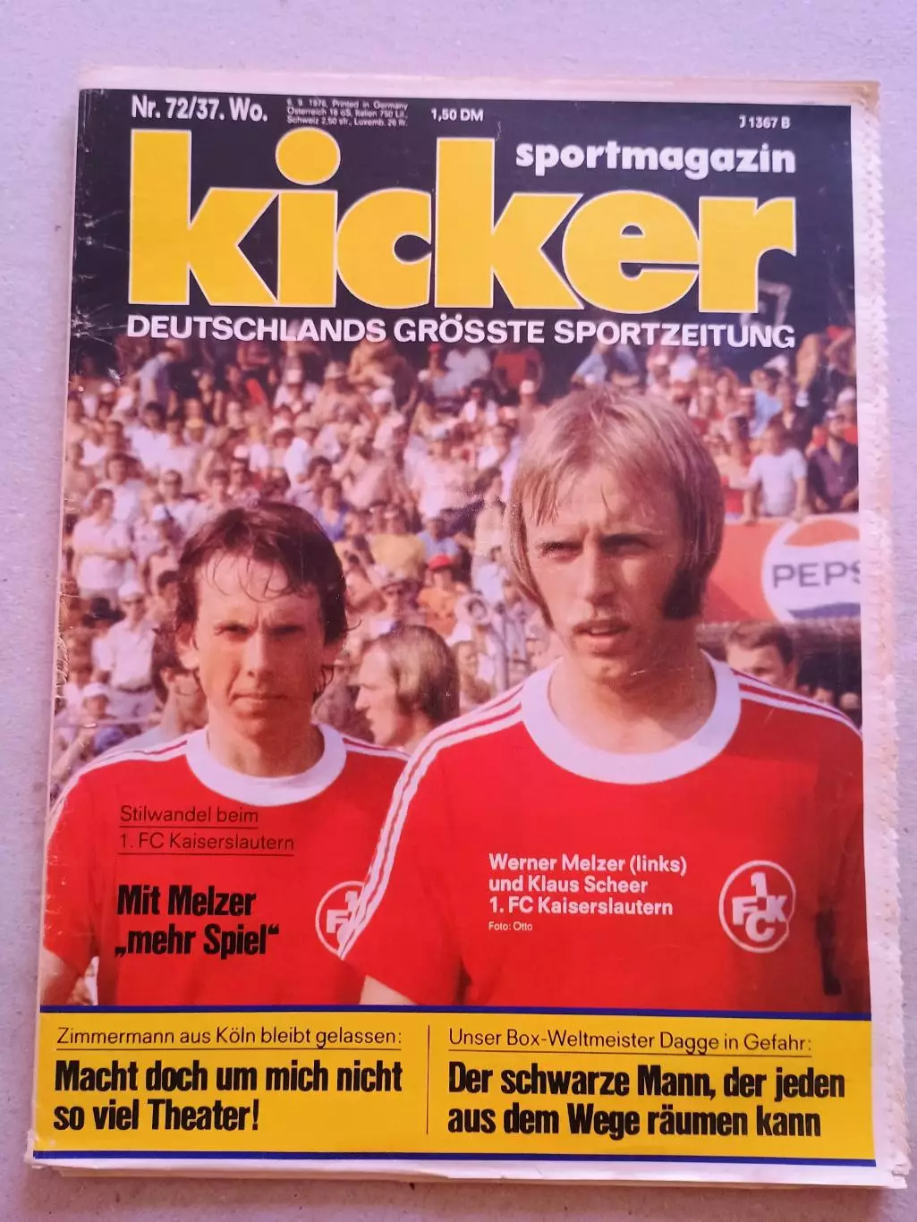 Kicker 1976 nr. 72 - отсутствуют страницы 77,78